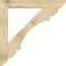 Ekena Millwork Olympic Slat Rough Sawn Bracket w/ Offset Brace, Douglas Fir, 6"W x 36"D x 36"H BKT0604X36X36OLY06RDF - alternate 3